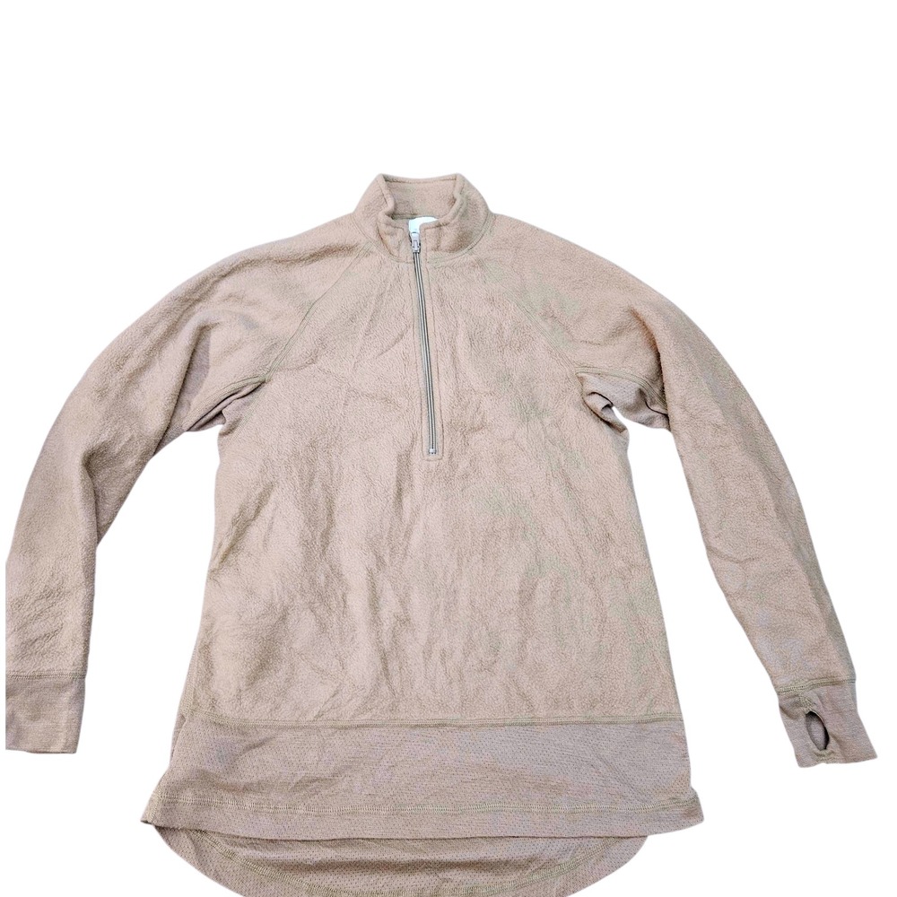 Peckham Shirt Mens M‎ Tan Mid Weight Flame Resistant Nomex FR Army Polartec